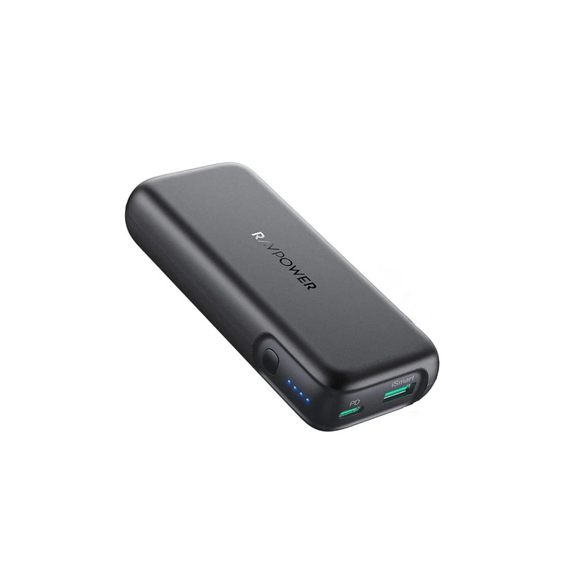 [CLEARANCE] RAVPower 10000mAh Power Bank Fast Charging 20W with USB-C Cable Portable Charger | RP-PB186