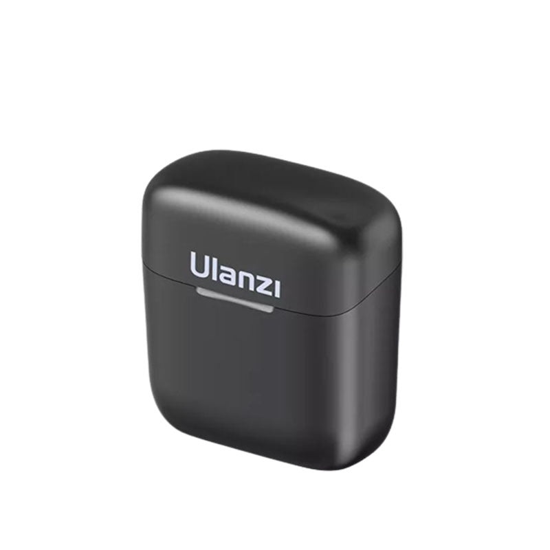[CLEARANCE] Ulanzi J11 Wireless Lavalier Lapel Microphone with Lightning / USB-C Connector, Charging Case, 65ft Transmission Distance Plug & Play for Mobile Devices (Black) | 3133