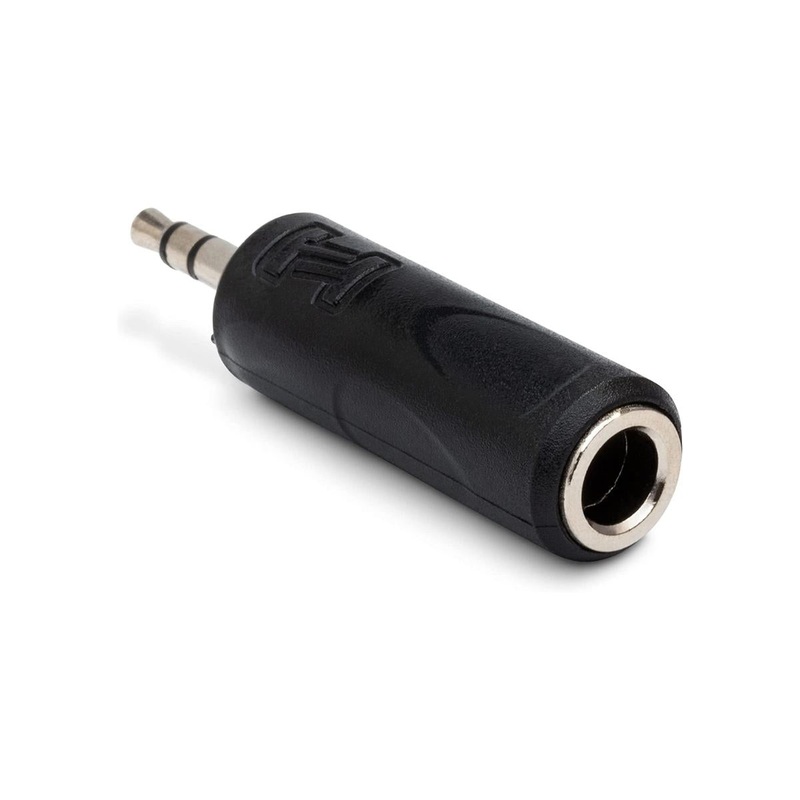 Hosa GMP-112 1/4 Female to 3.5mm Male TRS Adapter Stereo Headphone Converter for Smartphones