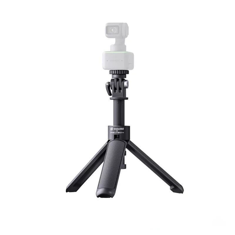 Insta360 Mini 2-in-1 Tripod Selfie Stick with 250g Load Capacity, Magnetic Suction Design & 1/4 Adapter Ring for Action Camera | CINSAAV/B