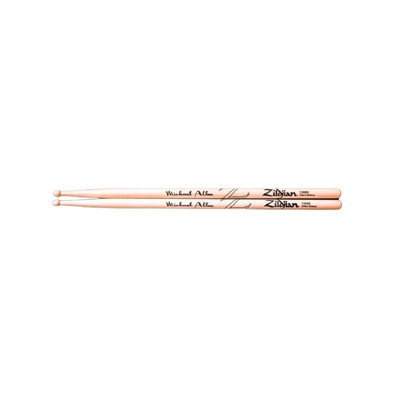 Zildjian Michael Alba Signature Drumsticks Hickory Fusion Tip 9 Gauge for Drums and Percussion | ZASMA