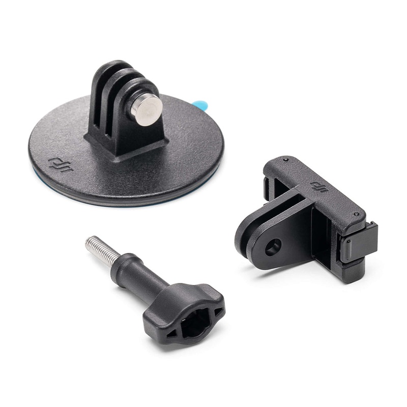 [CLEARANCE] DJI Adhesive Base Kit with Quick-Release Adapter Mount, Flat Adhesive Base and Locking Screw for Osmo Action 3 Sports Camera