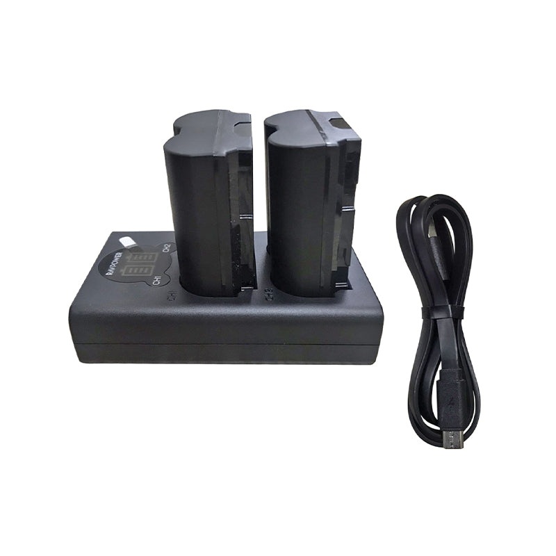 [CLEARANCE] RAVPower Savior Series NP-W235 2-Pcs 2040mAh Li-Ion Camera Batteries and USB Battery Charger Set with Type-C & MicroUSB Charging Ports for Fujifilm XT4 / XT5 / GFX100S / X-H2S Mirrorless Cameras | RP-BC1004