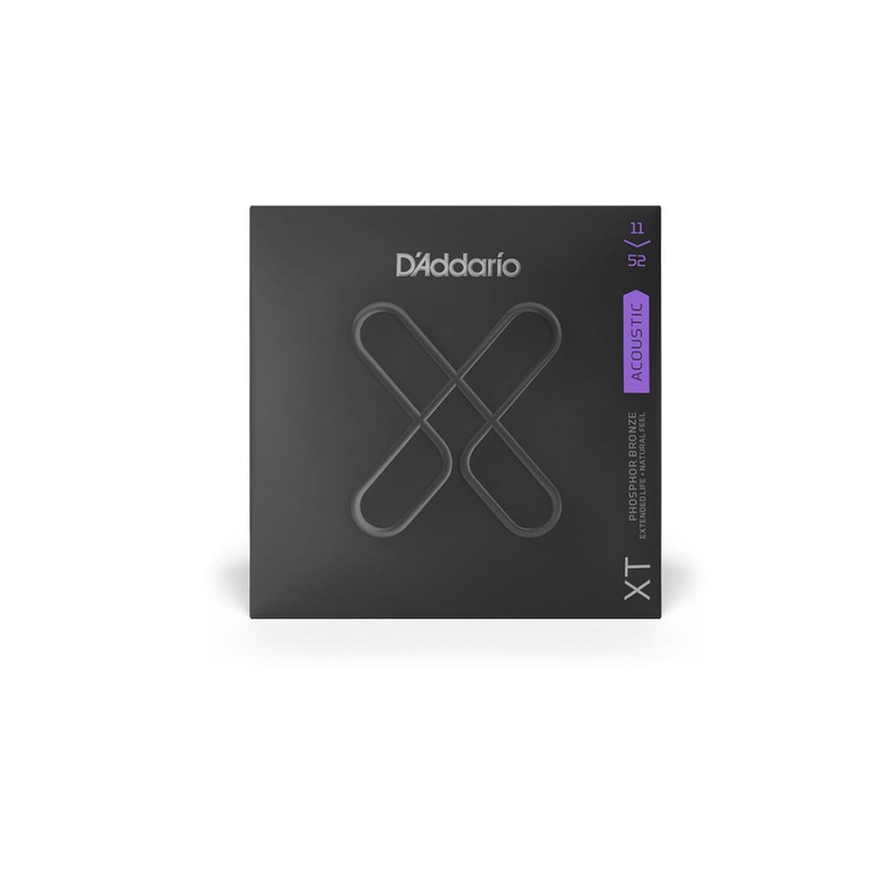 D’Addario Acoustic Custom Light Phosphor Bronze Coated Guitar Strings Set (.11-.052mm) | XTAPB1152