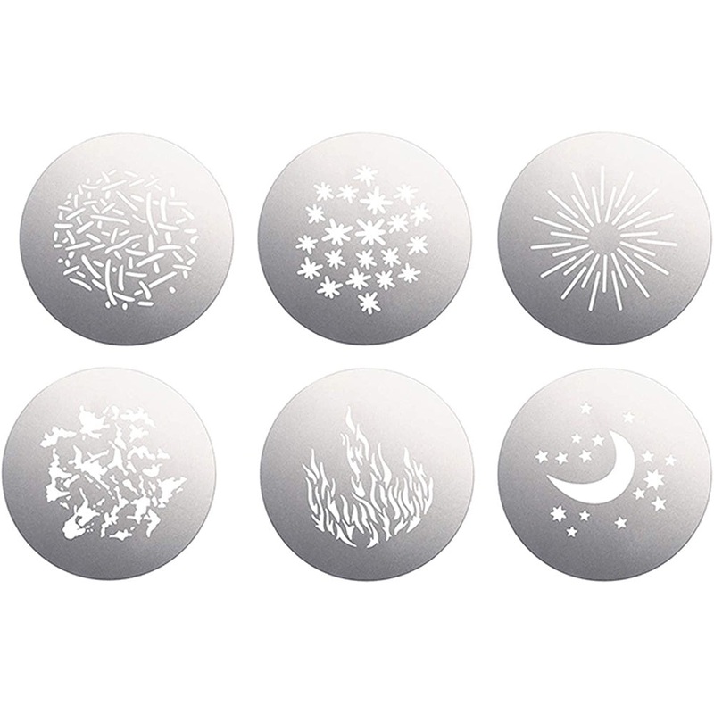Godox SA-09 Gobo Stencil Set Kit (6PCS) with Assorted Creative Effect for SA Studio Light Projection Attachment & Lighting Effects for Cameras