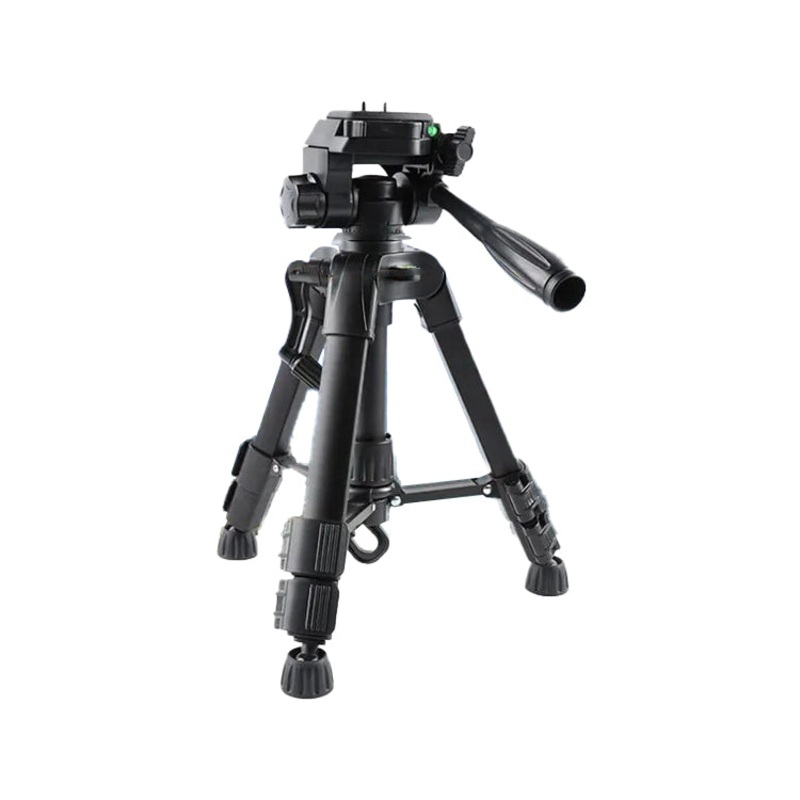 Jeifn by Zomei T-60 Extendable Tripod with QR Plate and Phone Clip, 3kg Max Payload and 60CM Max Height for Indoor and Travel Photography