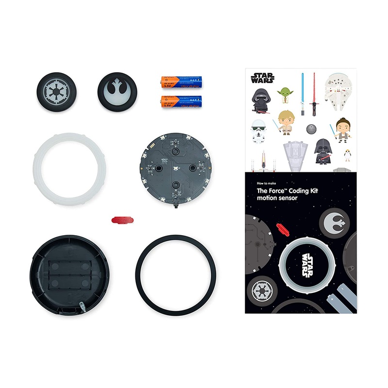 KANO Star Wars: The Force Motion Control Coding Kit with Active Motion Sensors, Easy Step-by-Step Handbook, LED Light Effects, Built-in Speaker, Mobile App Support, Wireless and Bluetooth Connectivity