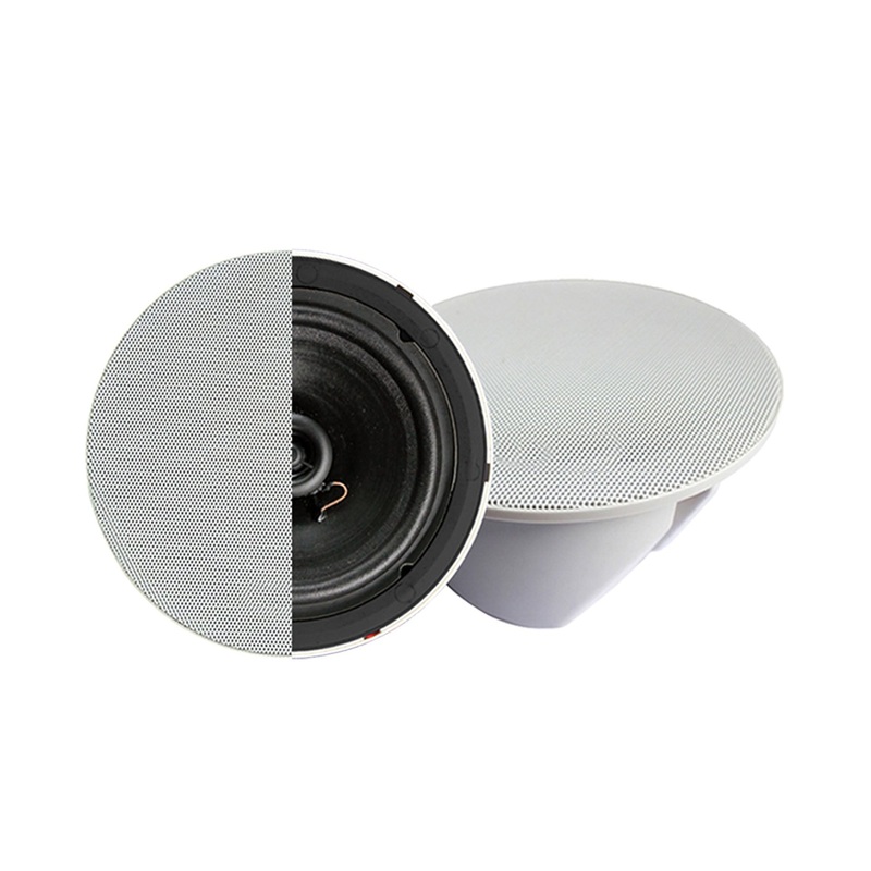 KEVLER CSL-623 6 Coaxial Frameless Ceiling Speaker with Back Cover and Grille, 90Hz-20KHz Frequency Response, 93dB Sensitivity Level, 7.2Ohms Impedance and 100V TAP Function