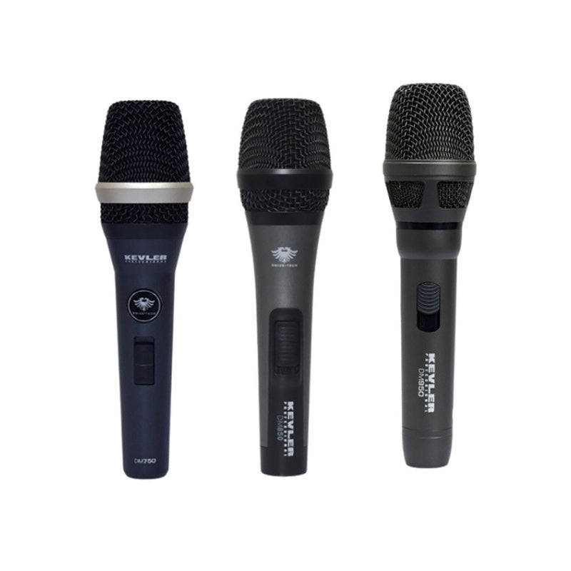 KEVLER DM Series Precision Crafted Super Cardioid Dynamic Microphone with Dual 15 Bass Reflex and 10M Cable for Karaoke System | DM-750, DM-850, DM-950