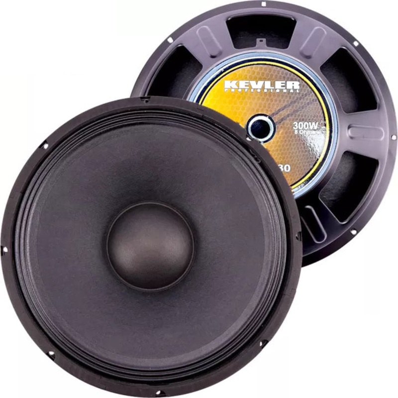 KEVLER KPA Series 15 Diameter Instrument Speakers with 43Hz-4.5KHz Frequency Response, Max 8Ohms Impedance, 97dB Sensitivity Level and 2 Voice Coil (2022 Model) (300W and 500W)