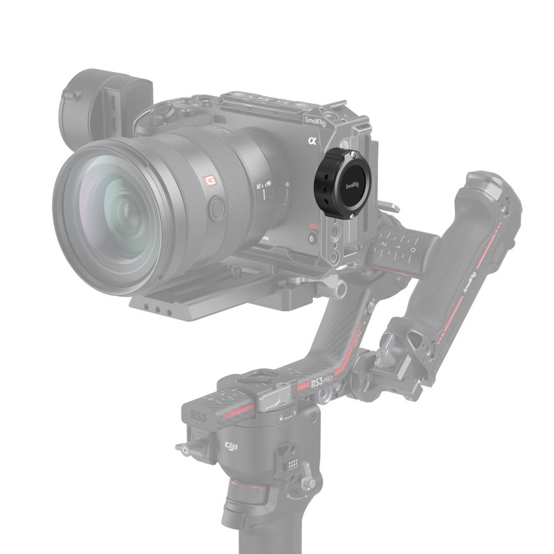 SmallRig Camera Tracking Device Mount Cage / Quick Release Mount Plate Compartment Tracker Enclosure with Dual 1/4-20 Screw Mount and Built-In EVA Pad AirTag | MD4149, MD4150