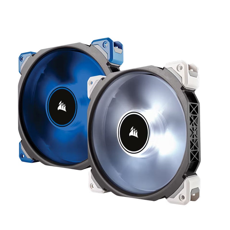 [CLEARANCE] CORSAIR ML140 Pro LED 140mm Desktop System Unit Cooling Fan with 2000 RPM Fan Speed, Magnetic Levitating Fan and Replaceable Rubber Dampers for PC Computer (White) | CO-9050046-WW