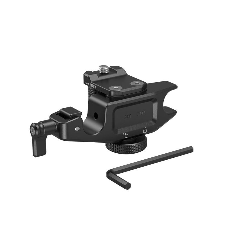 [CLEARANCE] SmallRig LWS 15mm Open-Style Rod Support with QR Quick Release Port, 0.8 Vertical & Horizontal Adjustments and Aluminum & Stainless Steel Construction for Camera Matte Box 3411