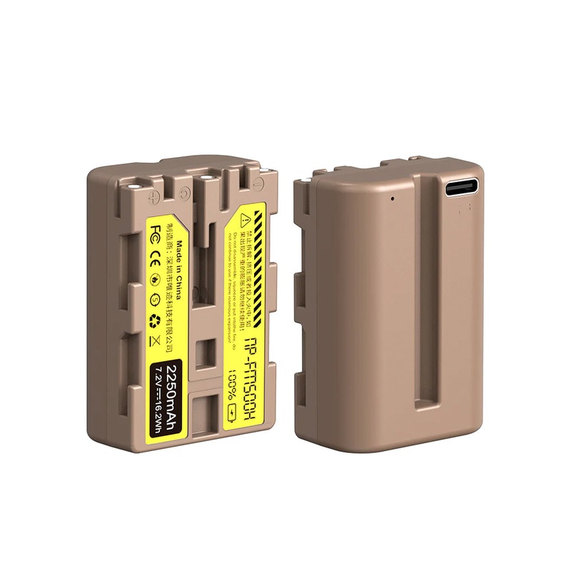 [CLEARANCE] Ulanzi NP-FM500H 2250mAh Lithium-Ion Replacement Rechargeable Battery with USB-C Charging Port for Select Sony Digital Cameras | 3291
