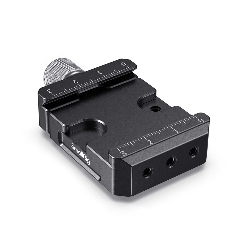 SmallRig Arca Type QR Quick Release Clamp with 2 1/4-20 Screws, Degree Markings and M4 Threaded Holes for DJI Ronin RS/RSC and ZHIYUN Crane 2S/Weebill S Gimbal Stabilizers DBC2506
