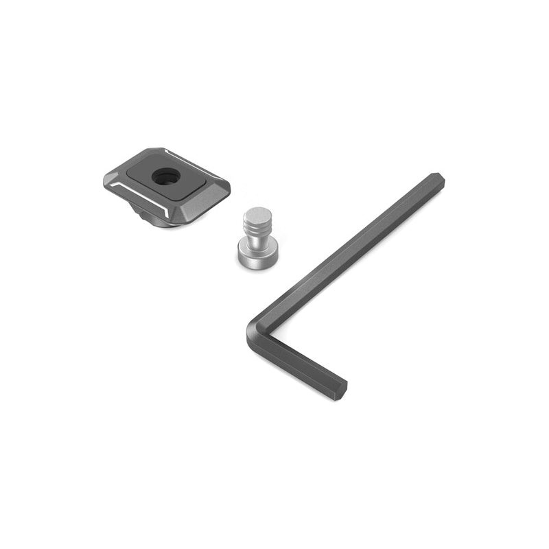 SmallRig Drop-In HawkLock Mini Universal Quick Release Plate with 5Kg Max Payload, Secure V-Notch Design for Onboard Monitor, Light, Microphone and other Camera Accessories | 3730C