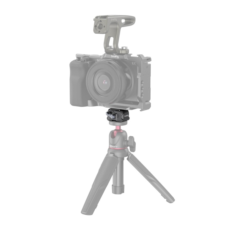 SmallRig HawkLock Drop-in Universal Mini QR Quick Release Plate and Clamp with Built-in Silicone Pads, Triple-Module Design, 5Kg Load Capacity & 1/4-20 Threaded Holes for Camera Cages & Tripods 3513C