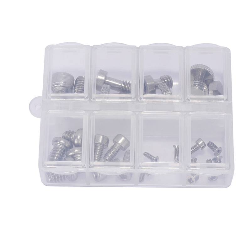 SmallRig Mounting Screw Set (26pcs) with 1/4 and 3/8 Slotted, 1/4, M2.5 and M4 Socket Cap, M2 and M3 Phillips Screws for Camera Accessories AAK2326
