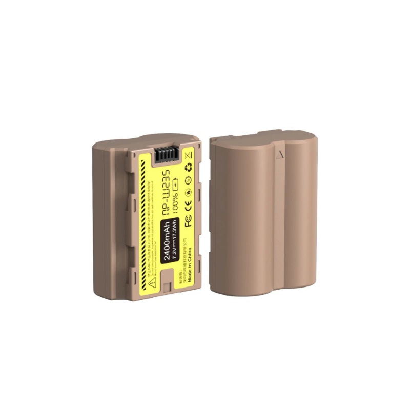 Ulanzi NP-W235 Type 2400mAh Lithium-Ion Battery with USB Type C Charging Port, Fully Decoded, Replacement Battery for FUJIFILM NP-W235 Compatible with Selected DSLR Cameras 3286