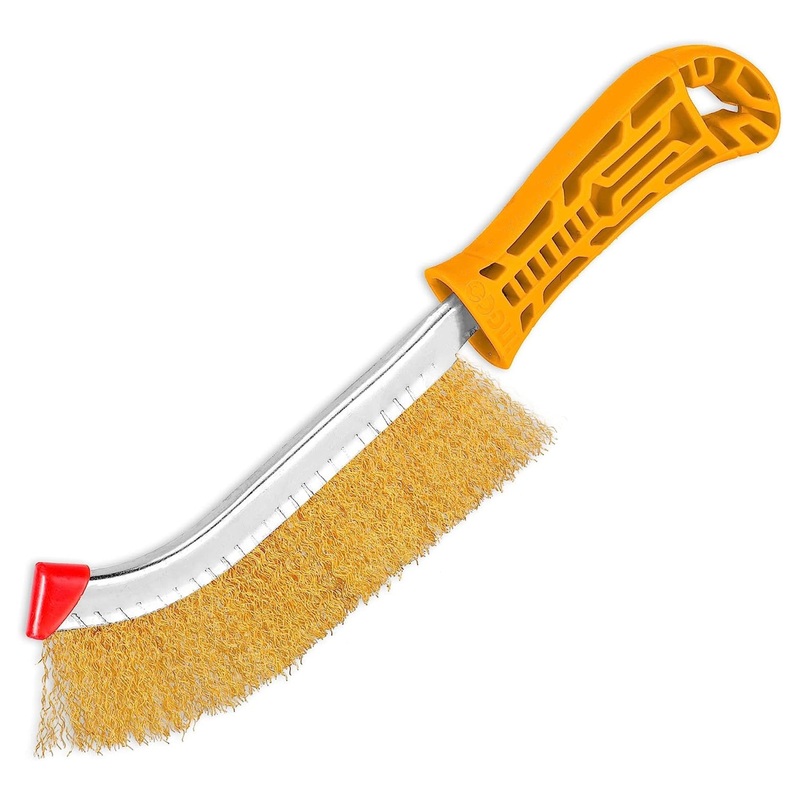 [CLEARANCE] INGCO 10 (250mm) Universal Stainless Wire Brush with Plastic Handle | HWB02250