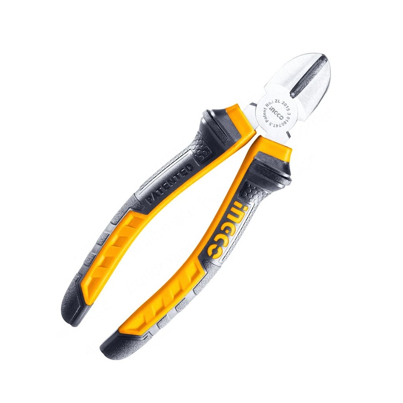 [CLEARANCE] INGCO 6 Diagonal Cutting Pliers SS Super Select with Patented Two-Color Handle, Polish and Anti-rust oil | HDCP08168
