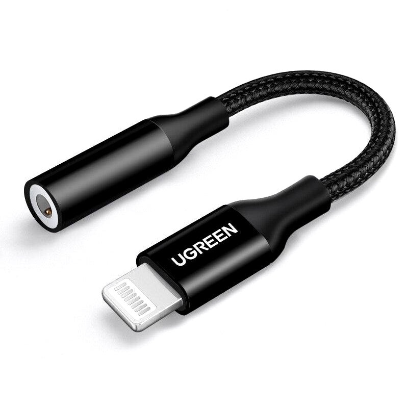 [CLEARANCE] UGREEN 70860 Lightning to 3.5mm Audio Adapter Male to Female Connector MFi Certified Aux Audio Jack Dongle for iPhone 14 Pro Max/14 Plus/13/12 Pro Max /SE/11 Pro Max/XS