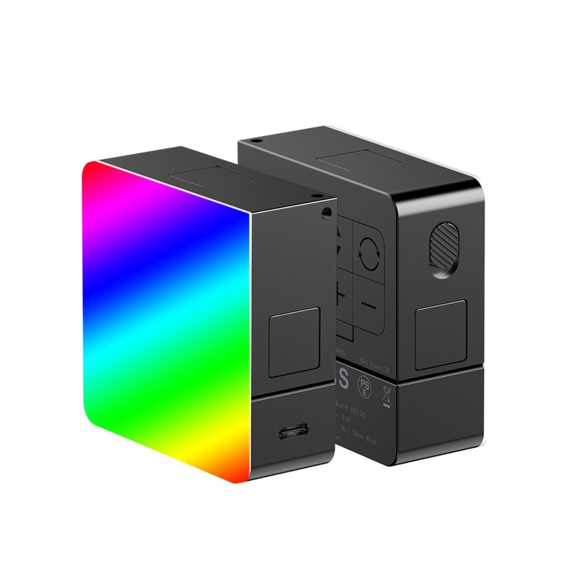 [CLEARANCE] Ulanzi B01001 VL49 Pro RGB Full Color Pocket LED Video Light 2500mAh with 2500K-9000K Color Temperature, 1/4 Bolt and Magnetic Mounts, 20 Built-in Lighting Effects, and 90 Minute Rechargeable Battery Type C for Photography Lighting