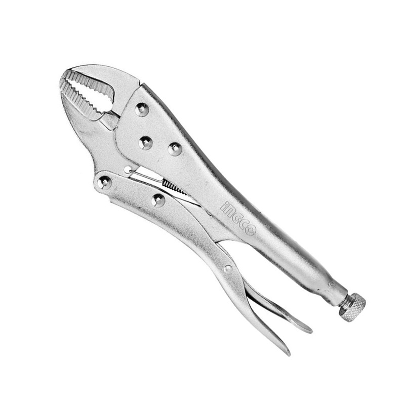 INGCO 10 inches Straight Jaw Plier Vise Grip Carbon Steel | HSJP0110