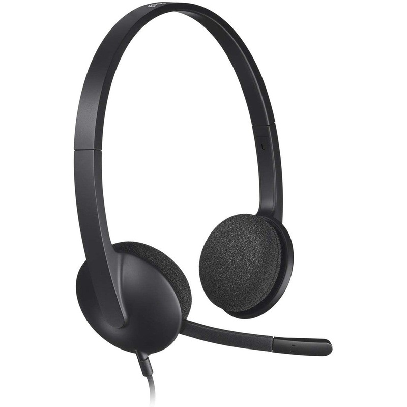 Logitech H340 USB Headset Stereo USB Headset for PC Windows and Mac