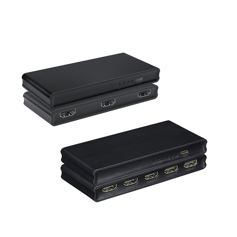 ArgoX 1×2 / 1×4 HDMI 2.0 Splitter with 4K 30Hz, Supports 3D, 6Gbps Data Rate and TMDZ Clock, 8/10/12bit Deep Color, and AWG26 HDMI Cable for HDTV, DVD Player, Projector, A/V Receiver, Set Top Boxes | HDSP1X2 HDSP1X4