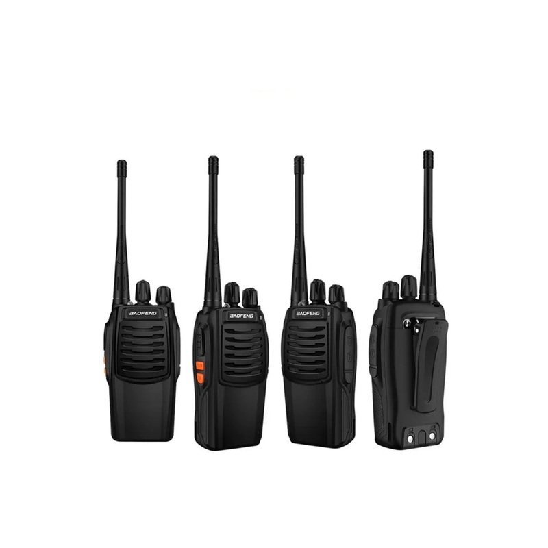 BaoFeng BF-C1 (Set of 2) Walkie-Talkie UHF Transceiver 5W Two-Way Radio with 16 Store Channels, 430-440MHz Frequency Range, 5km Max. Talking Range, Clear Voice Output, 1500mAh Battery Capacity, IP45 Waterproof
