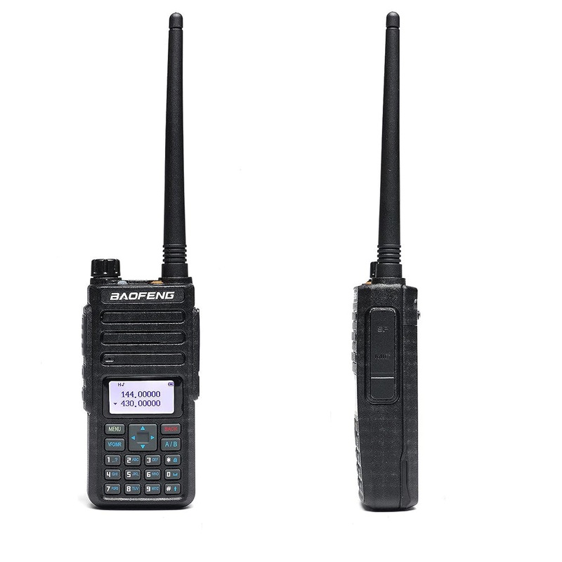 BaoFeng BF-H6 (Single & Set of 2/3/4) Walkie-Talkie Dual-Band VHF/UHF Transceiver 10W PC Programmable Two-Way Radio with 128 Store Channels, 136-174/400-470MHz Frequency Range, 5km Max. Talking Range, 2200mAh Battery Capacity