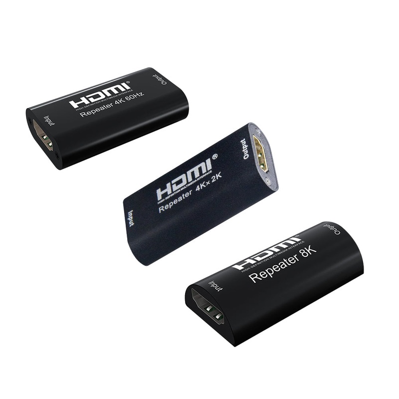 [CLEARANCE] ArgoX 8K 60Hz HDMI 2.0 Female to Female Repeater with Built-in IR-RX Extension Function, Supports 3D, HDMI 2.0, 6Gbps Data Rate and TMDS Clock, AWG26 HDMI, and Up to 30m Transmission Distance | HDRE3