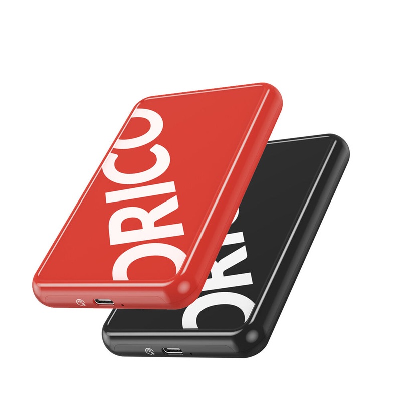 [CLEARANCE] ORICO CP25C3 2.5 inch SATA to USB 3.1 Type-C SSD Enclosure Tool-Free with 6Gbps Fast Data Transfer Rate, 6TB Max. Disk Capacity, 10Gbps Data Cable, 0.5m USB Cable for PC, Laptop, Windows, Mac, Linux HDD Hard Drive Enclosure (Black, Red)