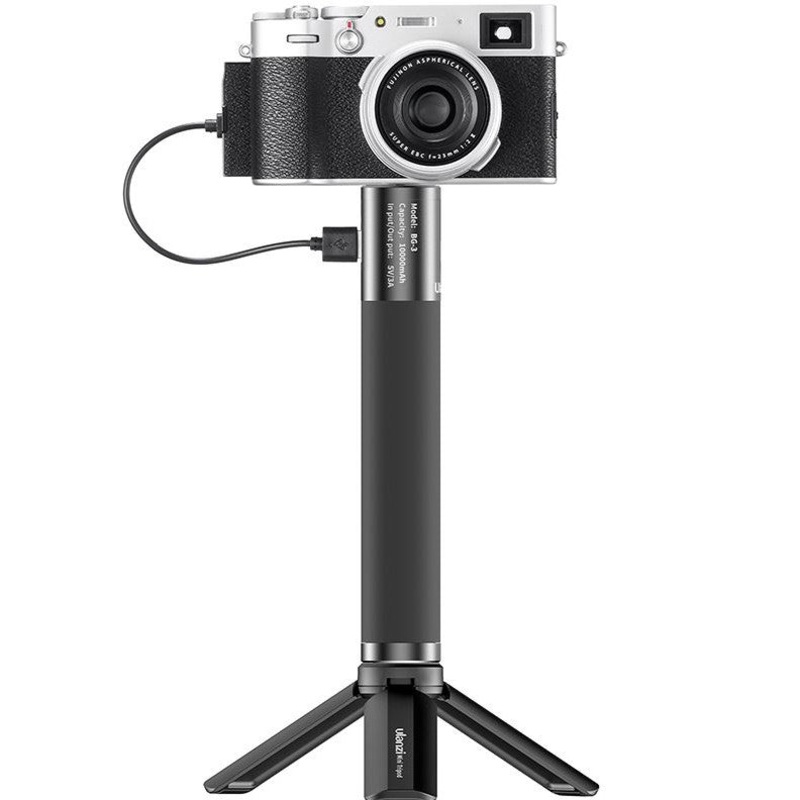 Ulanzi BG-3 10000mAh Battery Power Charger Power Bank Hand Grip with Mini Tripod for GoPro 6 7 8 9 Smartphone Osmo Pocket camera