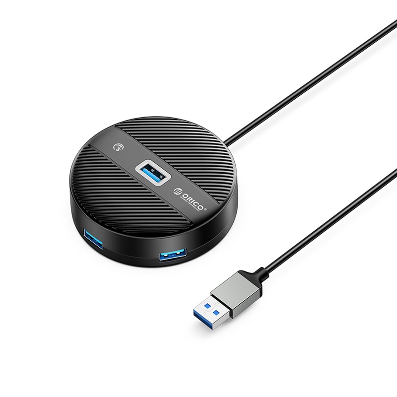 [CLEARANCE] ORICO 4-IN-1 USB HUB 5GBPS (0.3M,1.8M) USB-A Cable with 4-Port USB 3.0 | Windows, Linux & macOS Support | for PCs, Computer Desktops & Laptops | USB Hubs & Docking Stations | YS2-U3