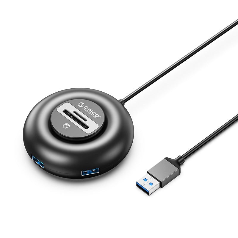 [CLEARANCE] ORICO 4-IN-1 USB HUB 5GBPS (0.3M,1.8M) USB-A Cable with SD/TF Card Reader & 3-Port USB 3.0 | Windows, Linux & macOS Support | for PCs, Computer Desktops & Laptops | USB Hubs & Docking Stations | YX5-U3