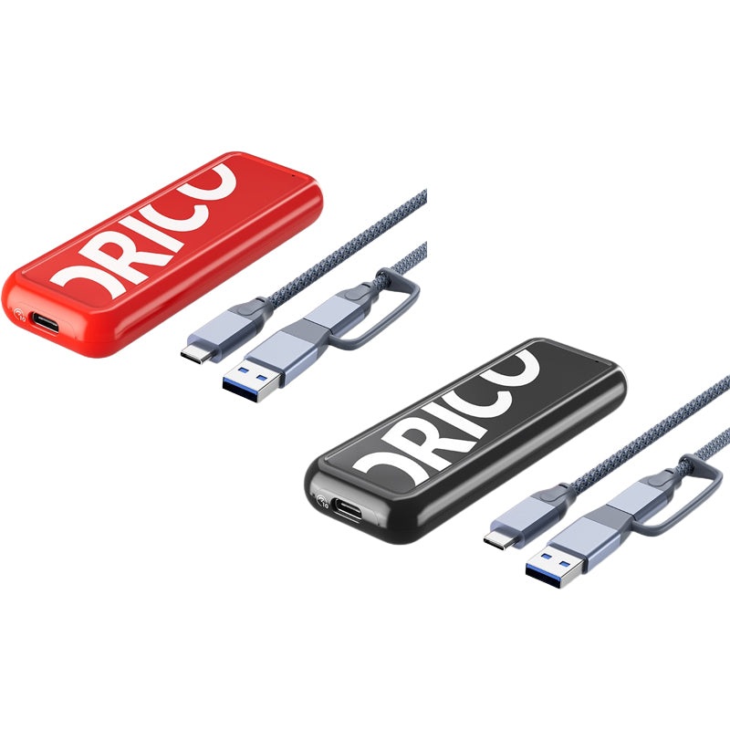 [CLEARANCE] ORICO CPM2C3 SATA to USB 3.1 Gen.1 M.2 SSD Enclosure Tool-Free with 0.3m Multi-Purpose Type C to Type C/USB-C to USB-A Cable, 6Gbps Fast Data Transfer Rate, 4TB Supported Capacity for Windows, macOS, Linux (Red)