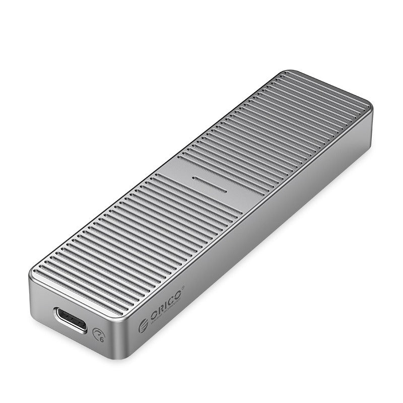 [CLEARANCE] ORICO M221C3 NVMe to USB 3.2 Gen1 M.2 NVMe SSD Enclosure with Built-in Aluminum Alloy Heatsink, 2-in-1 USB-C to C/A Data Cable, 6Gbps Fast Data Transmission Rate, 4TB Max. Supported Capacity for Windows, macOS, Linux, Android