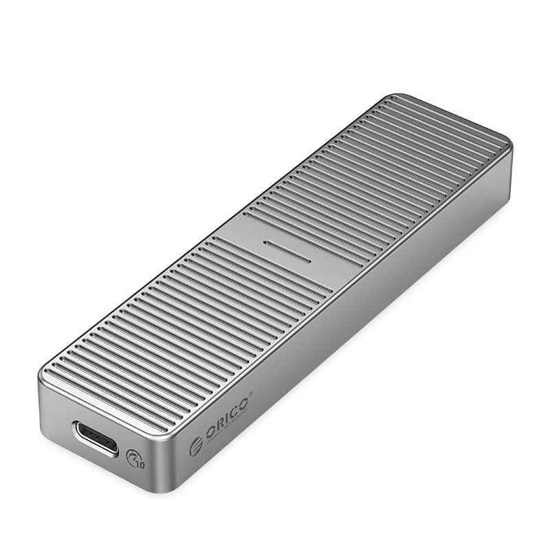 [CLEARANCE] ORICO M222C3-G2 NVMe to USB 3.2 Gen2 M.2 NVMe SSD Enclosure with Built-in Aluminum Alloy Heatsink, 2-in-1 USB-C to C/A Data Cable, 10Gbps Fast Data Transmission Rate, 4TB Max. Supported Capacity for Windows, macOS, Linux, Android