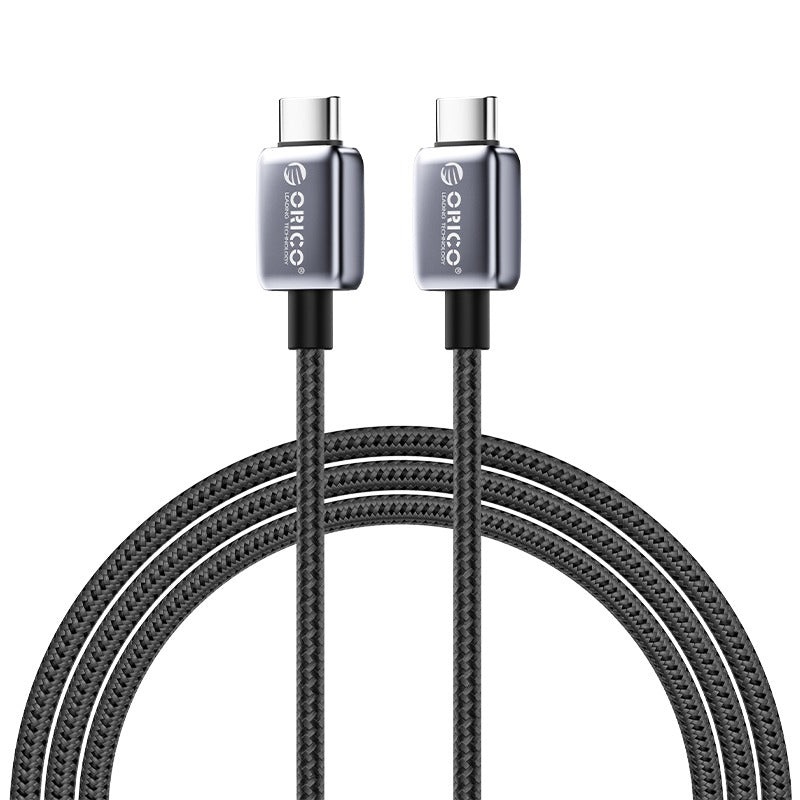 [CLEARANCE] ORICO PD 5A 100W Fast Charging USB-C to USB-C Nylon-Braided Type C Connector Charger Cable with 480Mbps Data Transfer for iPhone 16/15 Plus Pro Max, iPad Pro/Air, MacBook, Smartphones, Tablets & Computer Laptops | ORICO-GQZB100