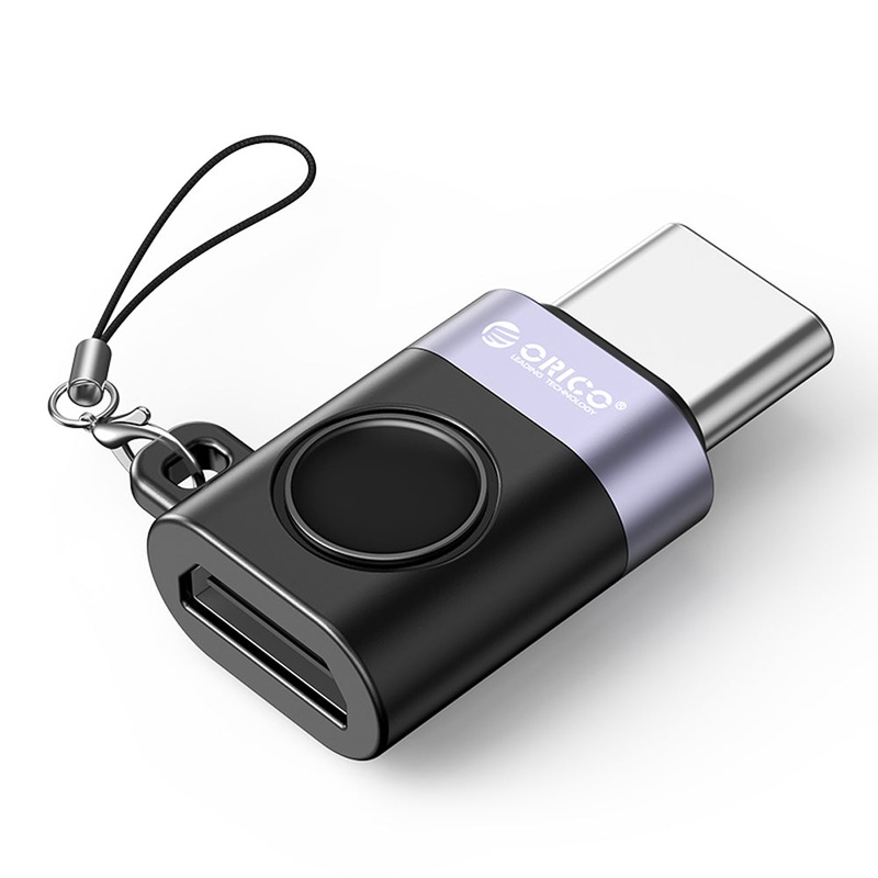 [CLEARANCE] ORICO WCB-BK-BP USB-C to micro USB Charging & OTG Adapter with 480Mbps Fast Data Transfer Rate, PD 10W 4.5A Fast Charging, OTG Flash Drive Function Supported, Anti-lost Lanyard for Smartphone, Tablet, Gaming Console, Computer, Laptop