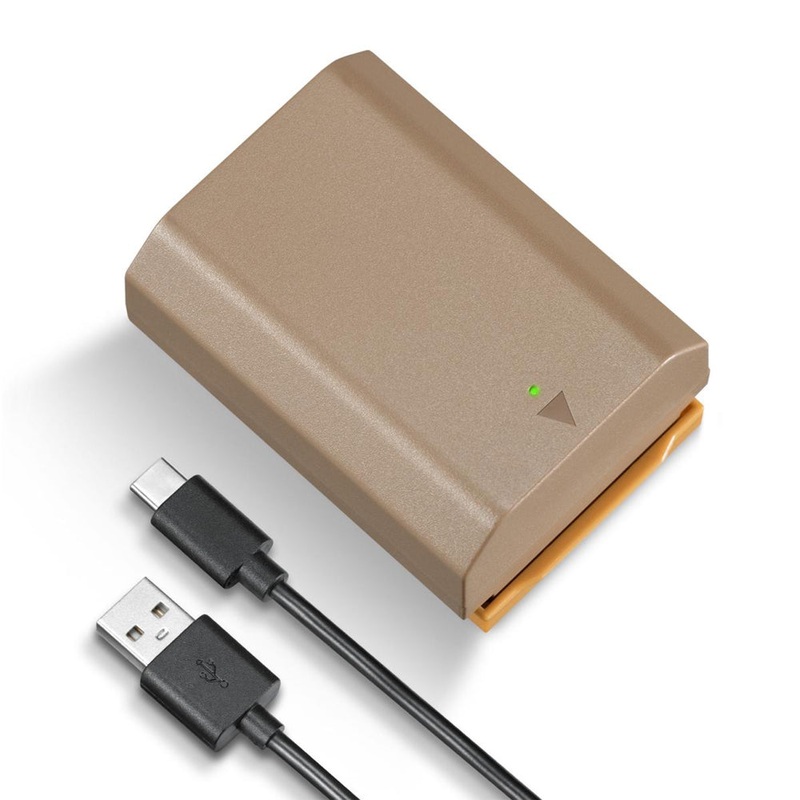 K&F Concept NP-FZ100 Rechargeable Replacement Li-ion Battery Pack 2280mAh 7.2V with USB Type C Direct Charging for Sony Alpha, A9, A7III, A7RIII, A7RIV, A6600, ZV-E1, FX3, FX30 Mirrorless Camera (2 Pack) | KF28-0023S1