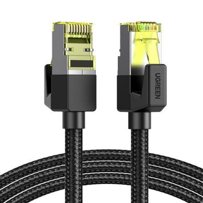 [CLEARANCE] UGREEN 10Gbps RJ45 Cat7 Shielded Ethernet Network Cable for PC, TV, Wifi Extender, Router, Modem, iMac, PS5/PS4/PS3, Xbox One/360, etc. – Support Cat6, Cat5, Cat5e Connector Devices (3m) | 80424