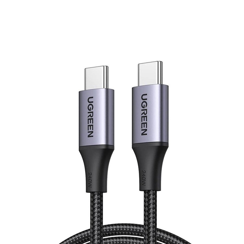 [CLEARANCE] UGREEN 2 Meters USB C Male to Male 3.1 PD Fast Charging cable with 240W High Speed 480Mbps Data Speed for Mobile Phone | 90440