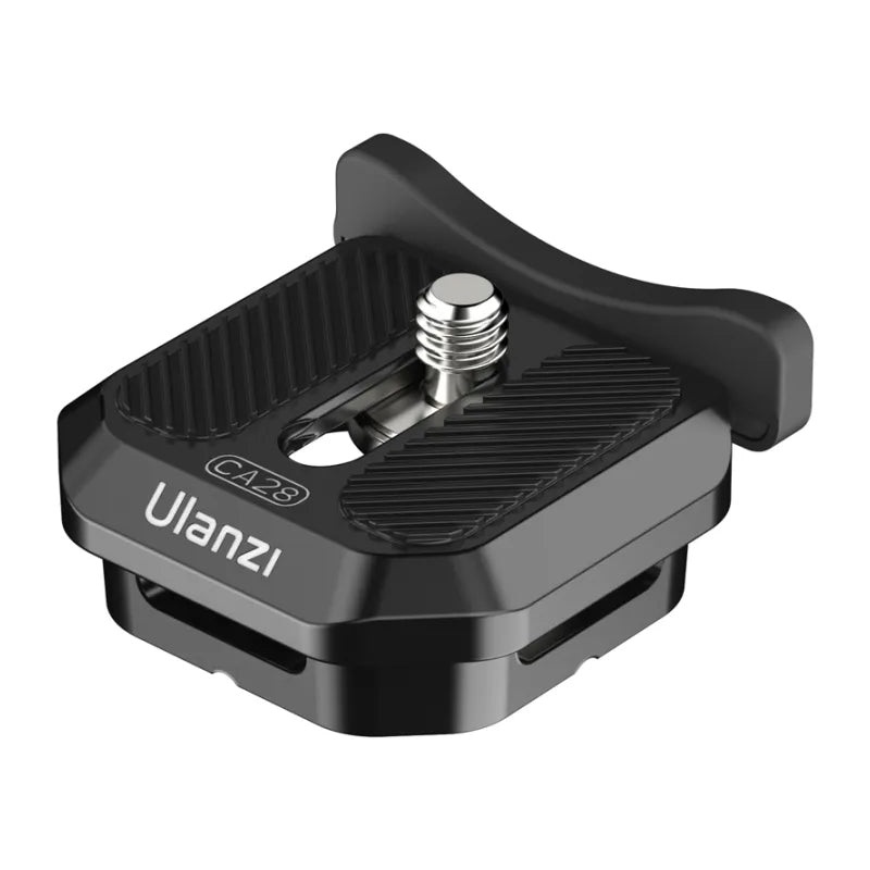 [CLEARANCE] Ulanzi CA28 Anti-Deflection Claw Quick Release Plate Mount Adapter with Silicone Edge Guard for Tripod, Monopod, DSLR, SLR, Mirrorless Cameras | C054GBB1