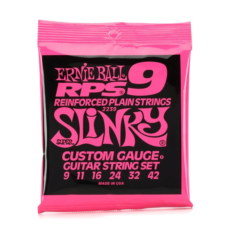 Ernie Ball 6-String Super Slinky RPS Nickle Wound Electric Guitar Strings (6 String Full Set) .009, .011, .016, .024, .032, .042 – Musical Instruments and Accessories | 2239 RPS9