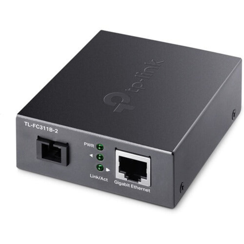 TP-Link TL-FC111B-20 10/100Mbps WDM Single-Mode Media Converter Fiber Optic Transceiver TP LINK TPLINK