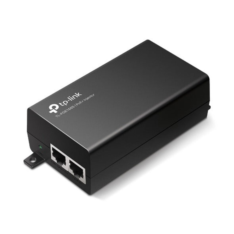 TP-Link TL-POE160S PoE+ Injector 10/100/1000Mbps Gigabit Ethernet Desktop & Wall Mounting Plug & Play with 100-240V AC Power Supply TP LINK TPLINK