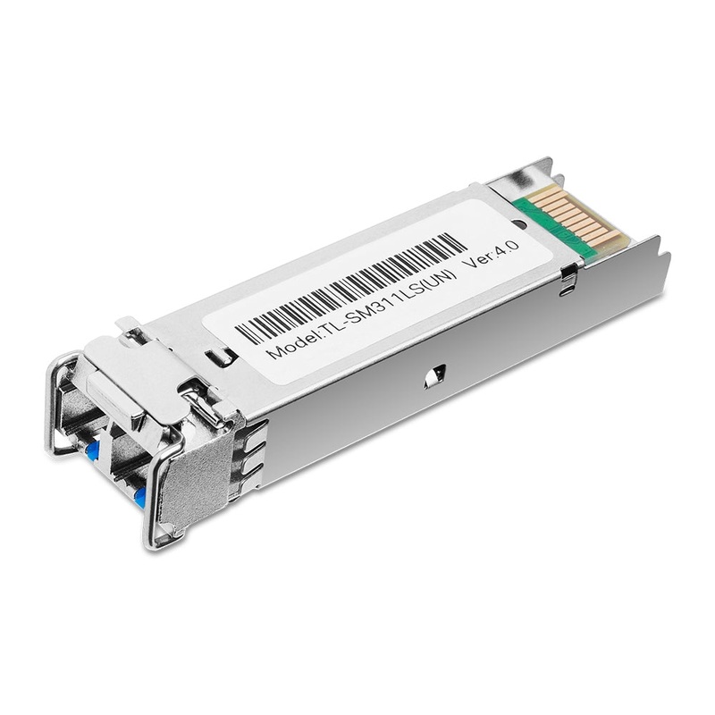 TP-Link TL-SM311LS MiniGBIC Module Single-Mode Fiber Optic Transceiver with Up to 20 km Transmission Range TP LINK TPLINK